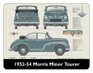 Morris Minor Tourer Series II 1952-54 Mouse Mat